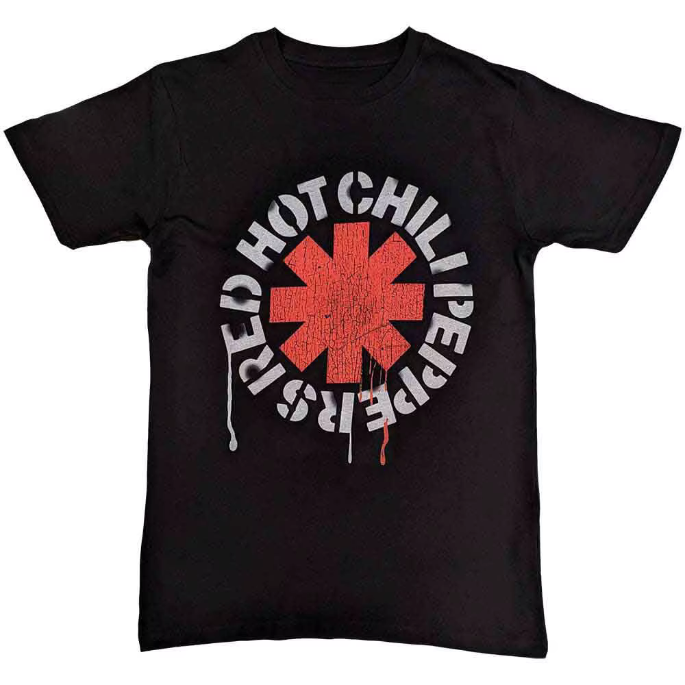 T-shirt Red Hot Chili Peppers Scribble Asterisk Band