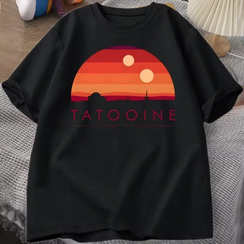 T-shirt Tatooine Sunset pour hommes et femmes