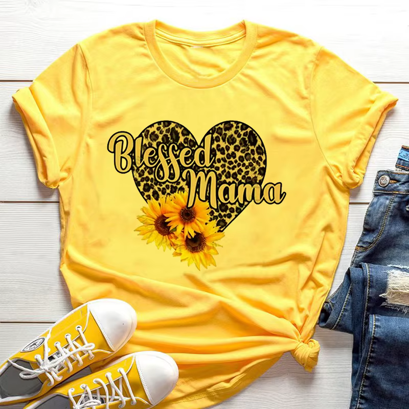 T-shirt jaune pour femmes