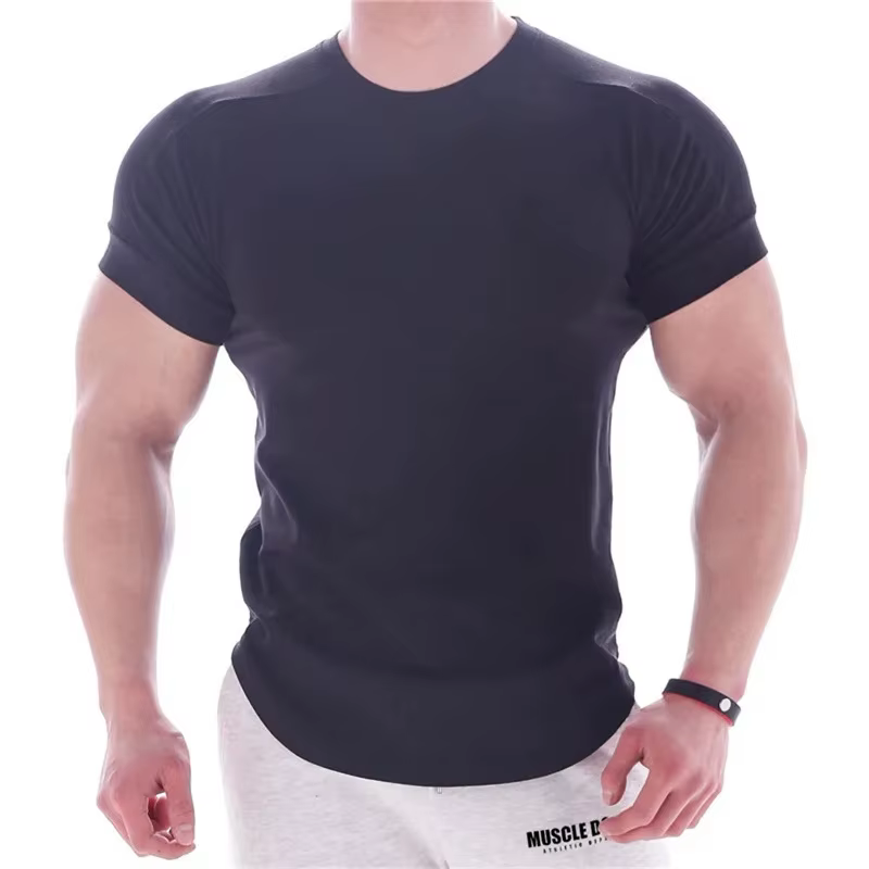 2024 T-shirt de sport d'été hommes gymnases à manches courtes