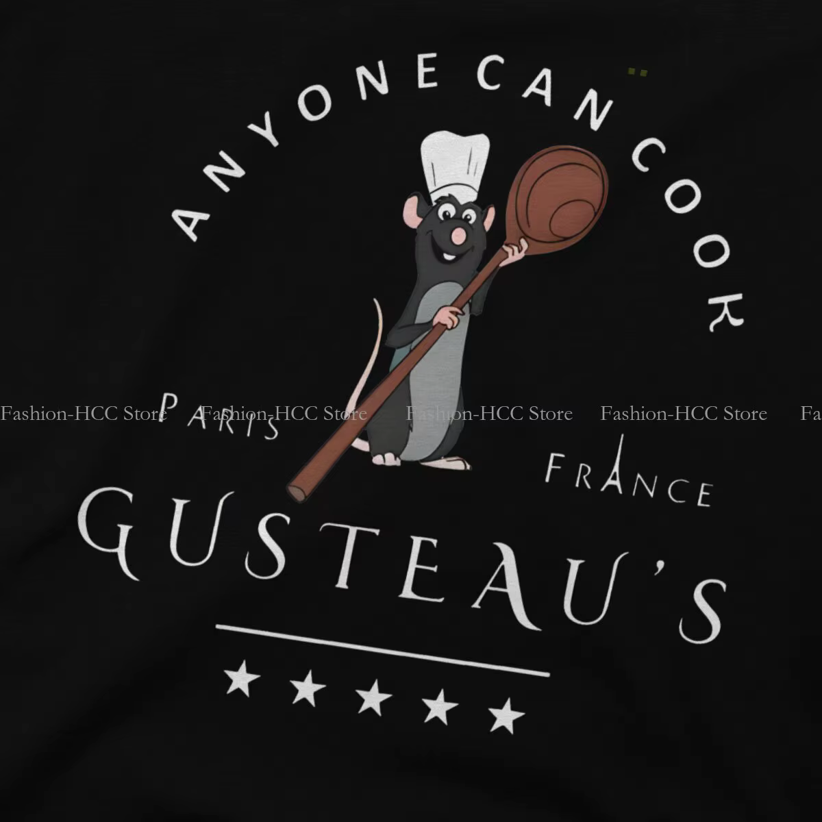 T-shirt de dessin animé Remy pour hommes