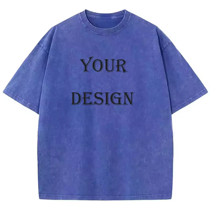 T-shirt unisexe 100% coton lavé