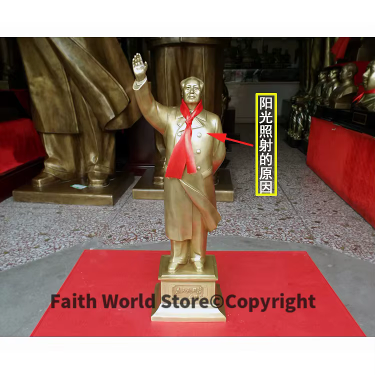 Grande statue décorative en bronze de 42CM