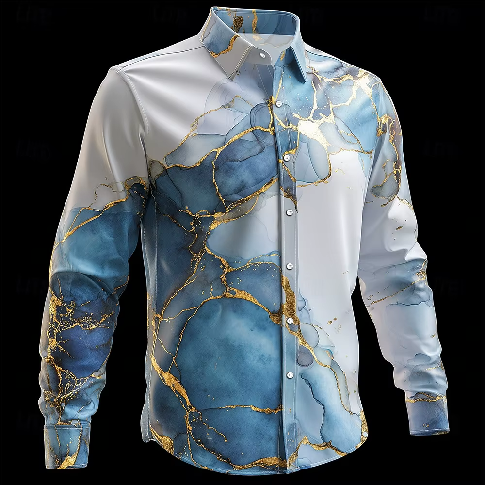Chemise à manches longues pour hommes