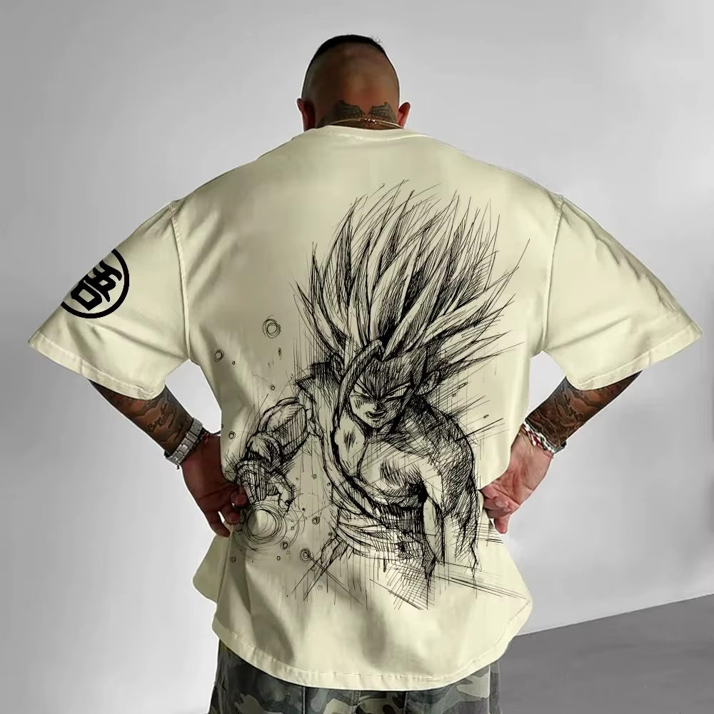 T-shirt sur le thème de Dragon Ball Z - Coton pur