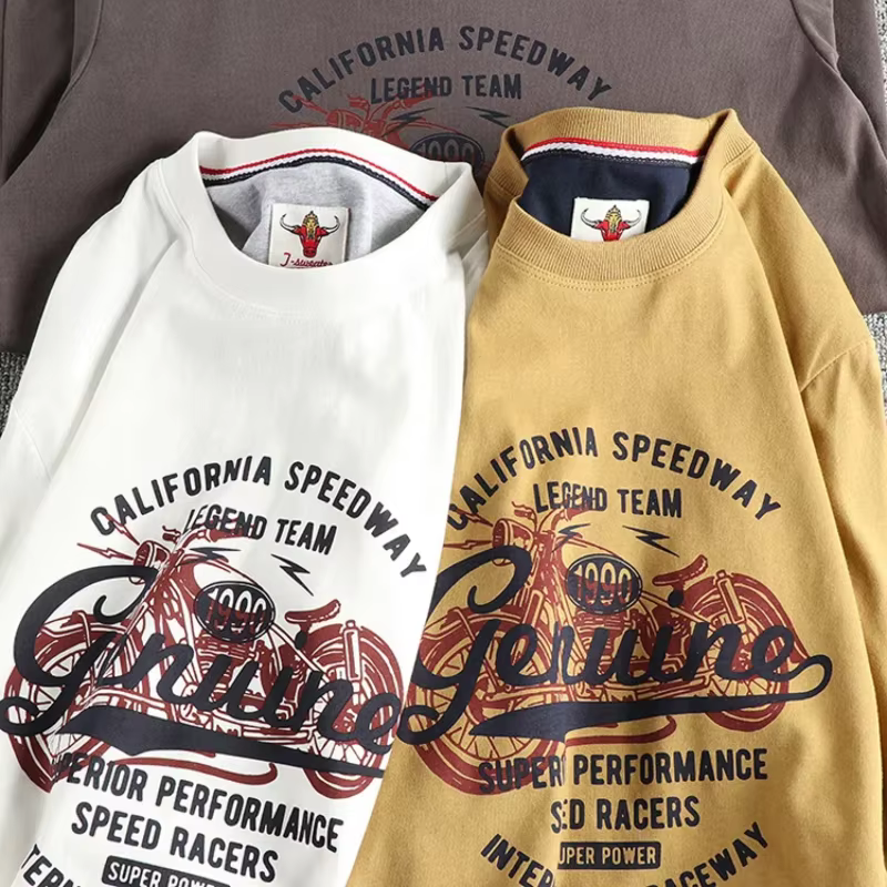 T-shirt à manches longues personnalisé pour hommes