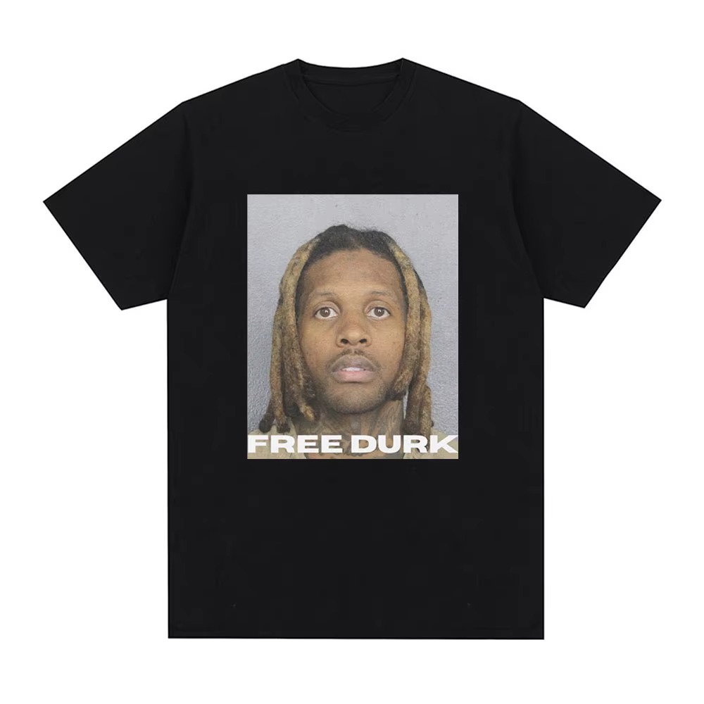 FREE DURK-T-shirt graphique Lil Durk pour homme et femme