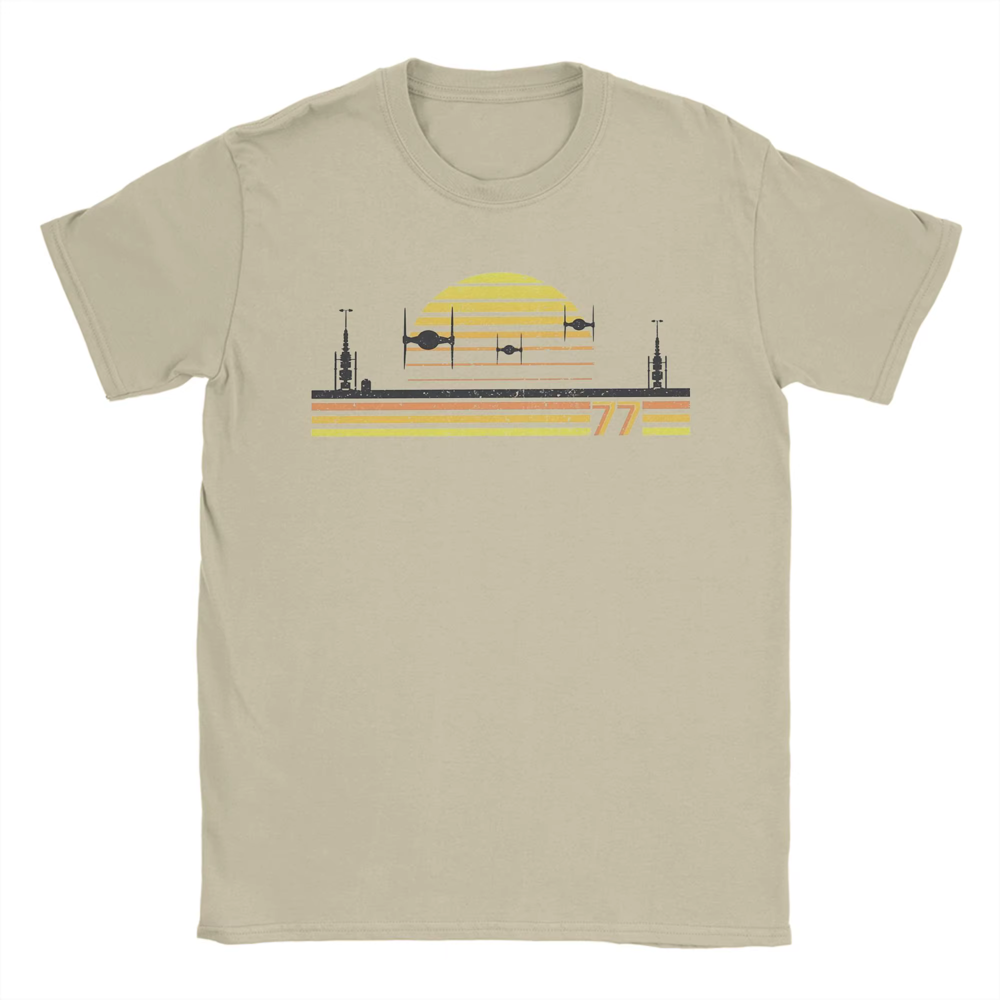 T-shirt Tie Tatooines pour hommes