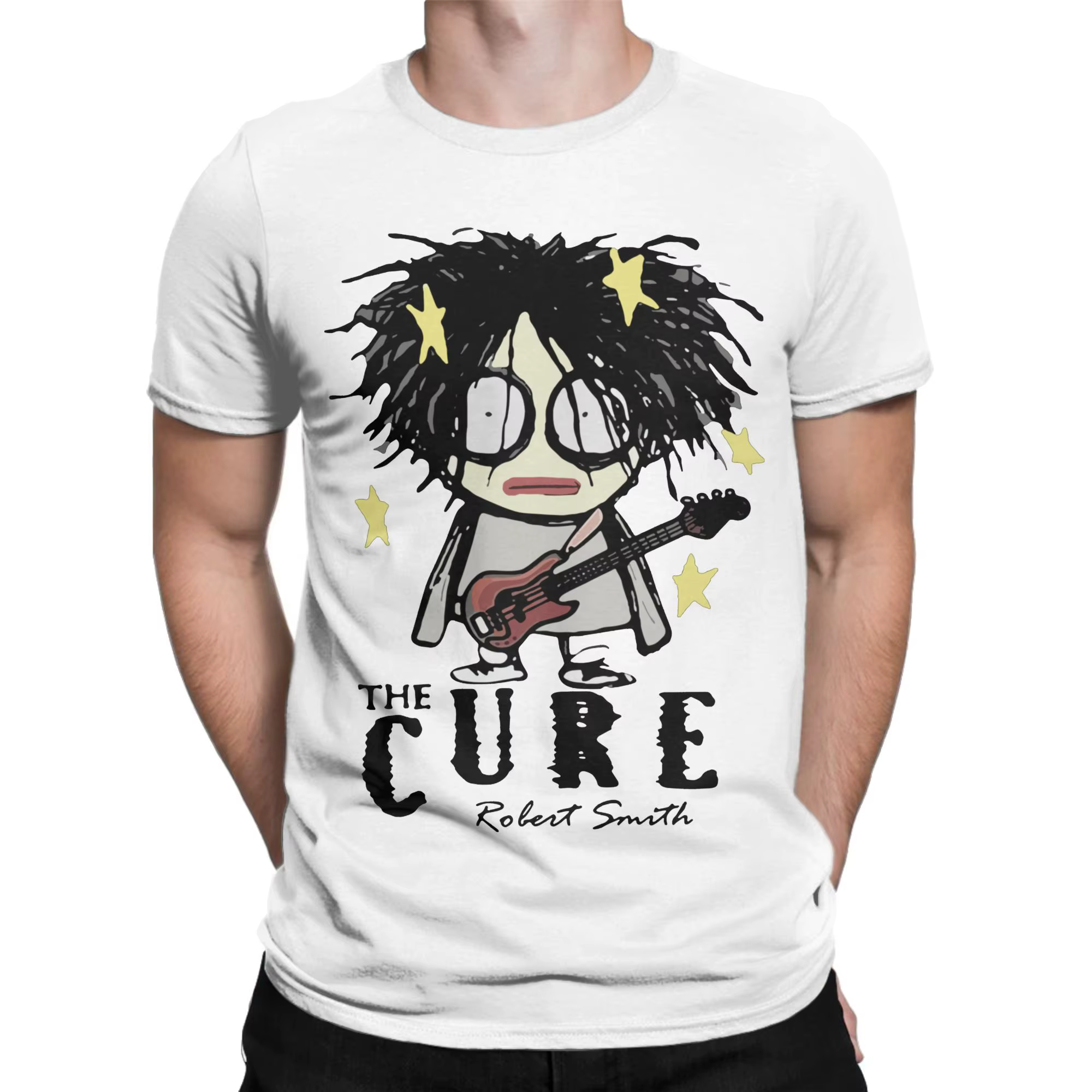 T-shirt manches courtes col rond pour homme