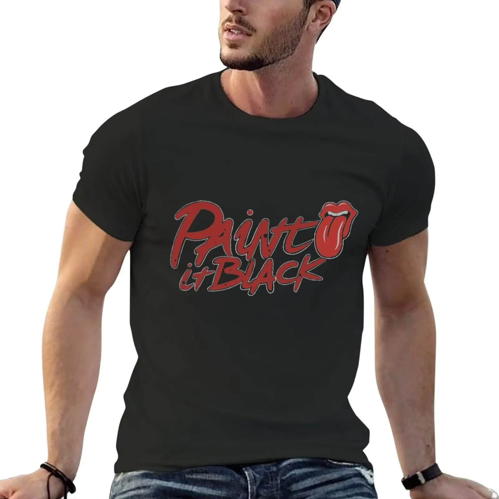 T-Shirt Rolling Stone pour hommes