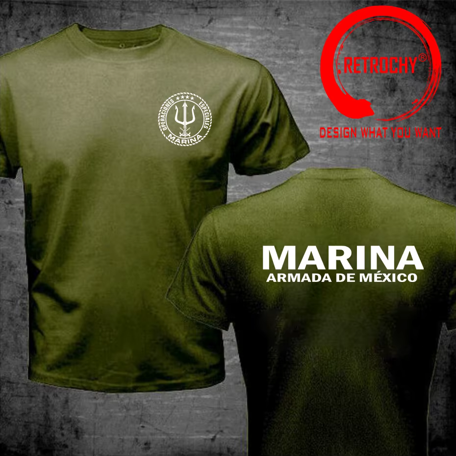 T-Shirt Marines Mexiciens pour Homme