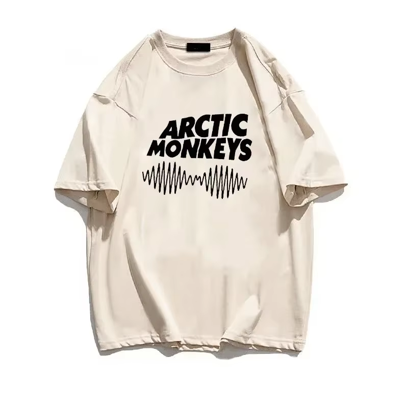 Arctic Monkeys Vêtements Femmes T-shirt Mâle Manga Décontracté 2022 Y2k Blanc
