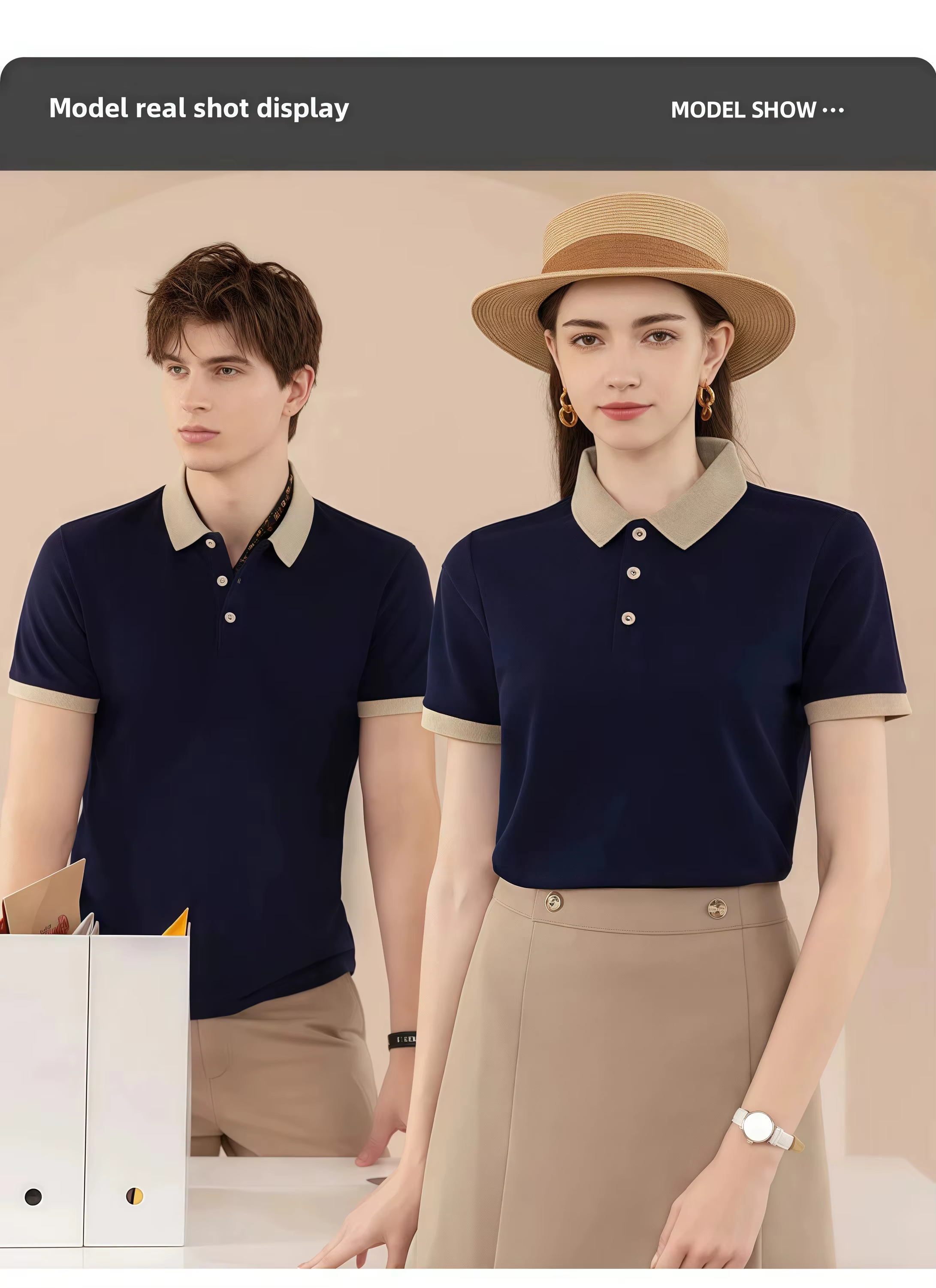 Polo d'été à manches courtes