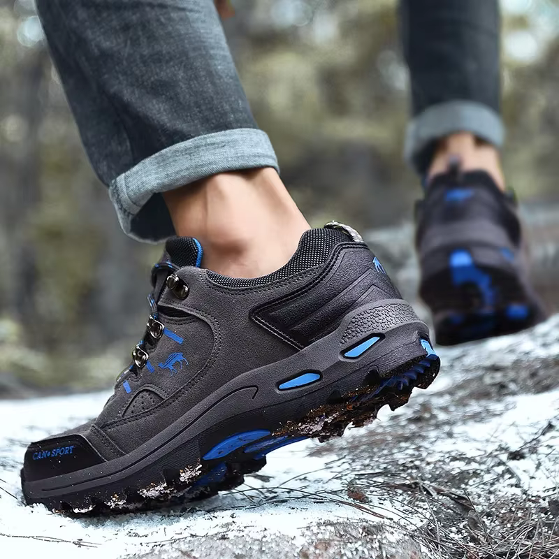 Chaussures de randonnée pour hommes de haute qualité, chaussures de marque d'automne et d'hiver de plein air pour hommes, bottes de Trekking de montagne imperméables, chaussures d'athlétisme d'escalad