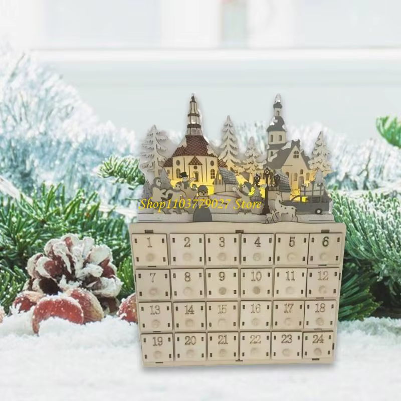 C4DF – calendrier compte à rebours noël 24 jours
