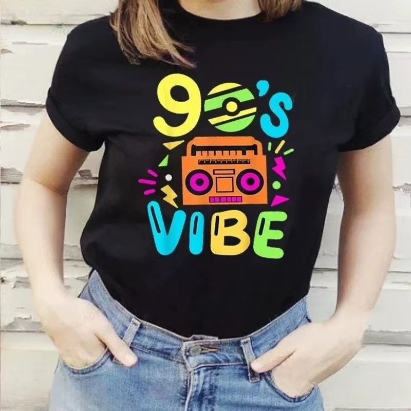 T-shirt « Back To 90s I Love 90 » - Né dans les années 80