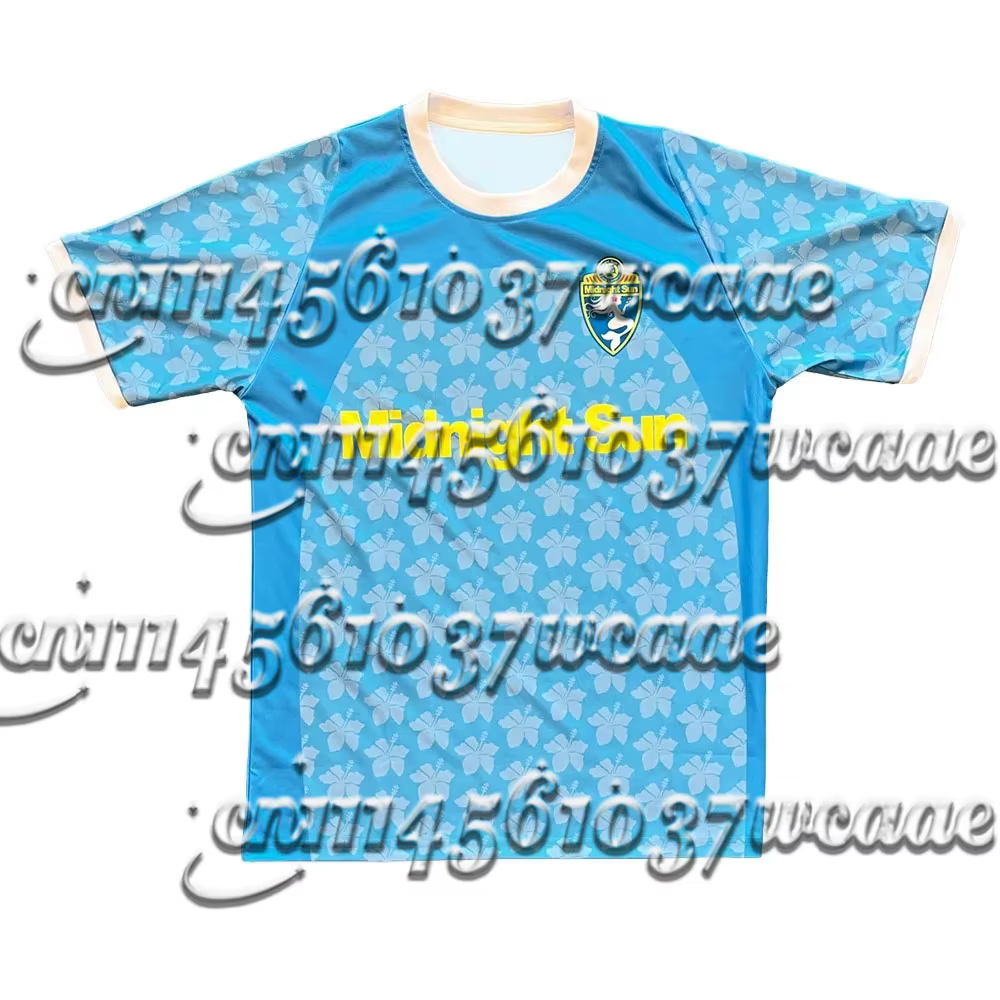 Larsson Midnight Sun Jersey T-shirt unisexe à manches courtes pour l'été