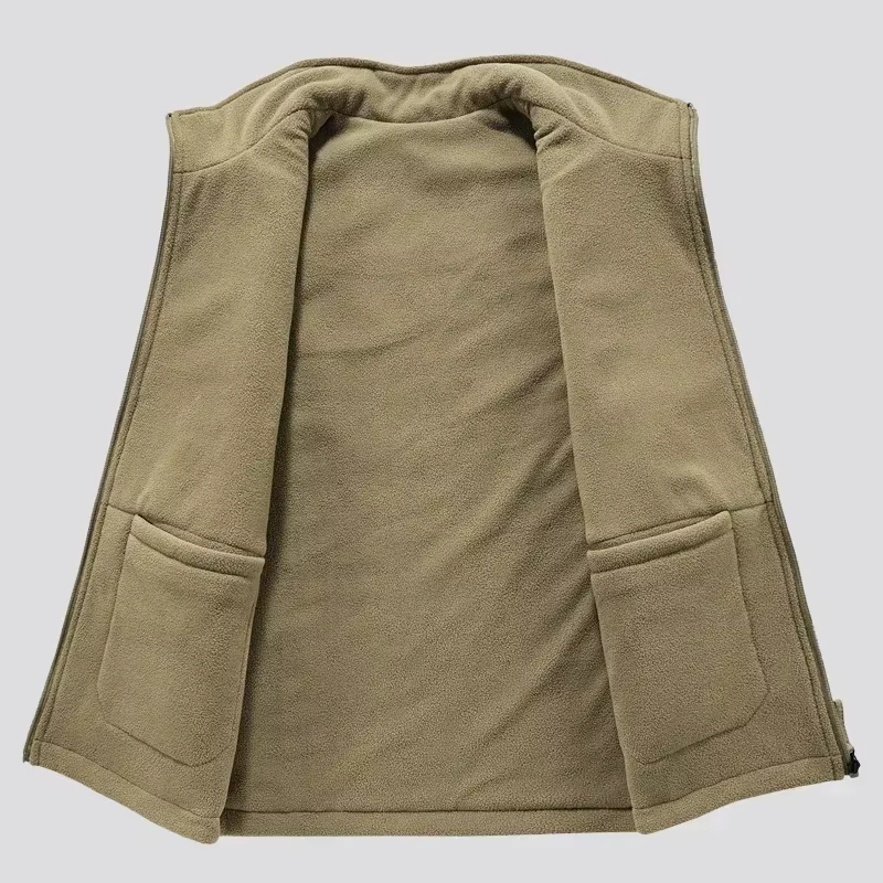 Veste en fibre réversible pour homme