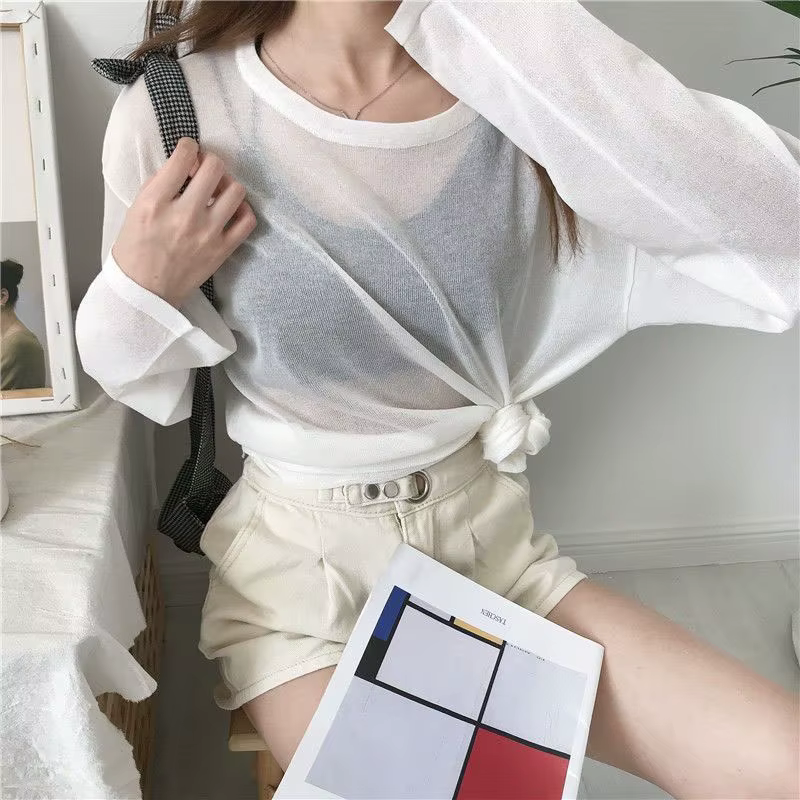 T-shirts transparents pour femmes