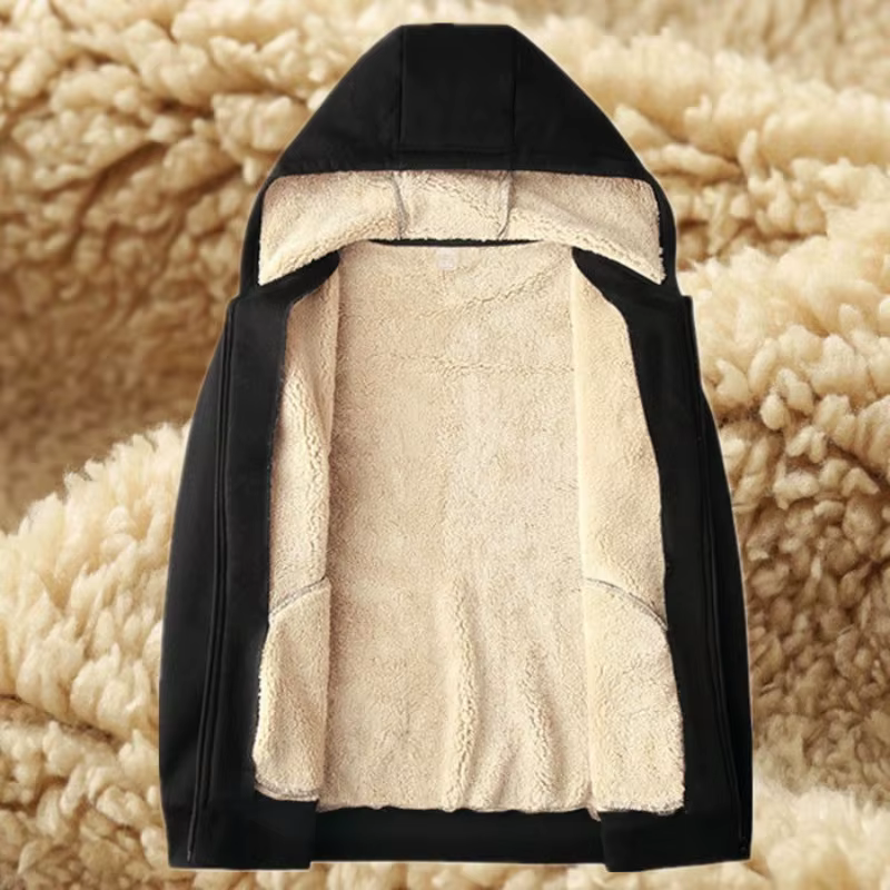 Sweat à capuche coupe-vent d'hiver 2025