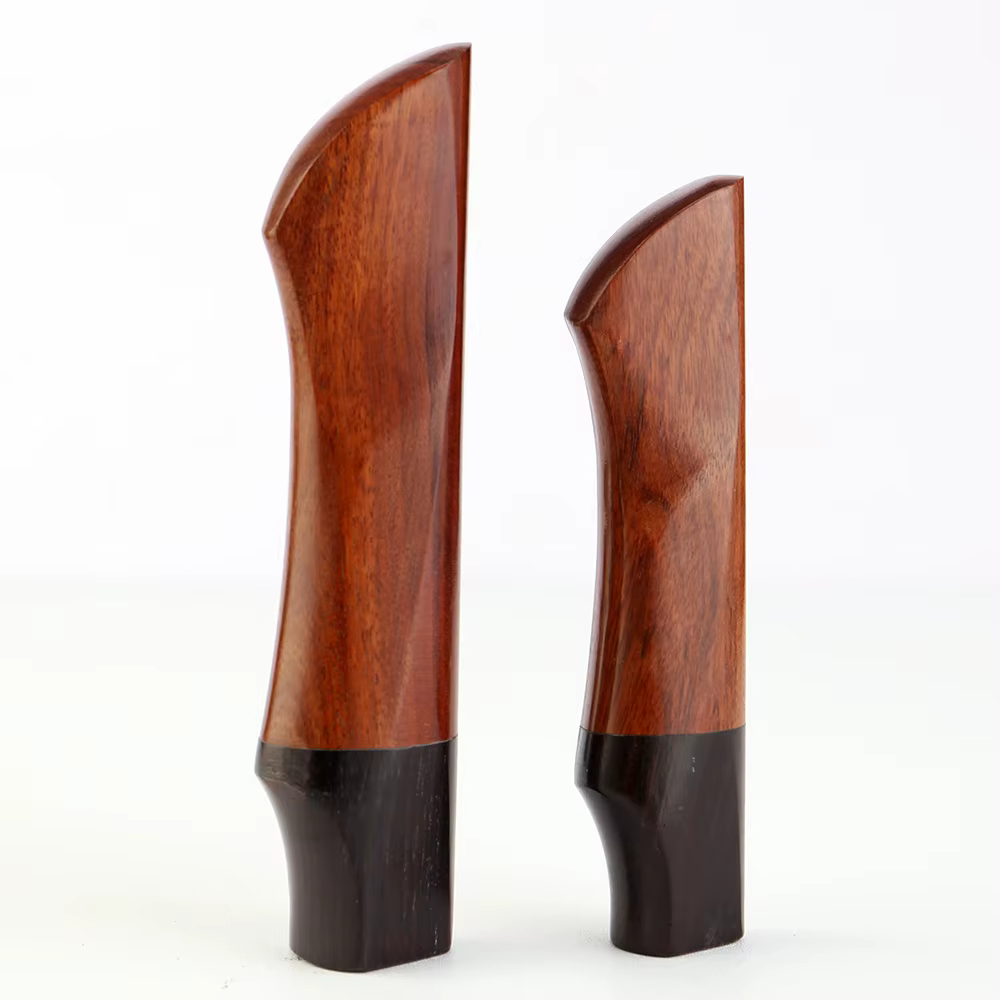 Manche de couteau professionnel haut de gamme en bois de forme japonaise pour couteau de chef, manche de couteau DIY, manche de remplacement personnalisé en usine