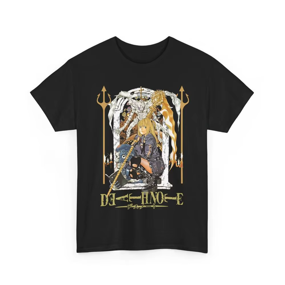 T-shirt Misa Amane, T-shirt Inspiré Anime Death Note Noir - Cadeau Anime