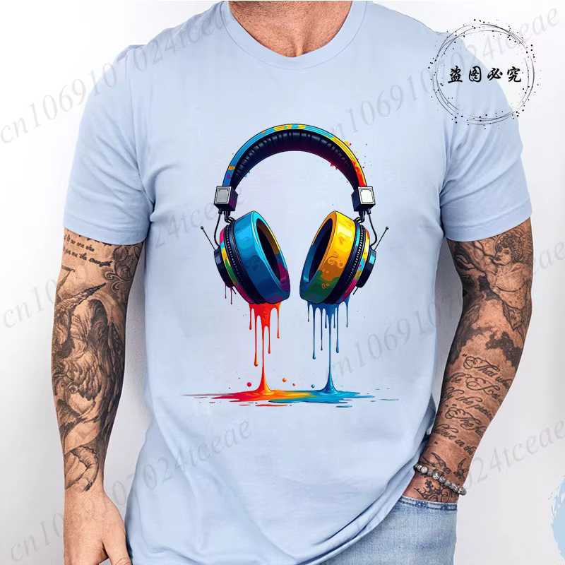 T-shirt décontracté à imprimé graphique pour hommes et femmes