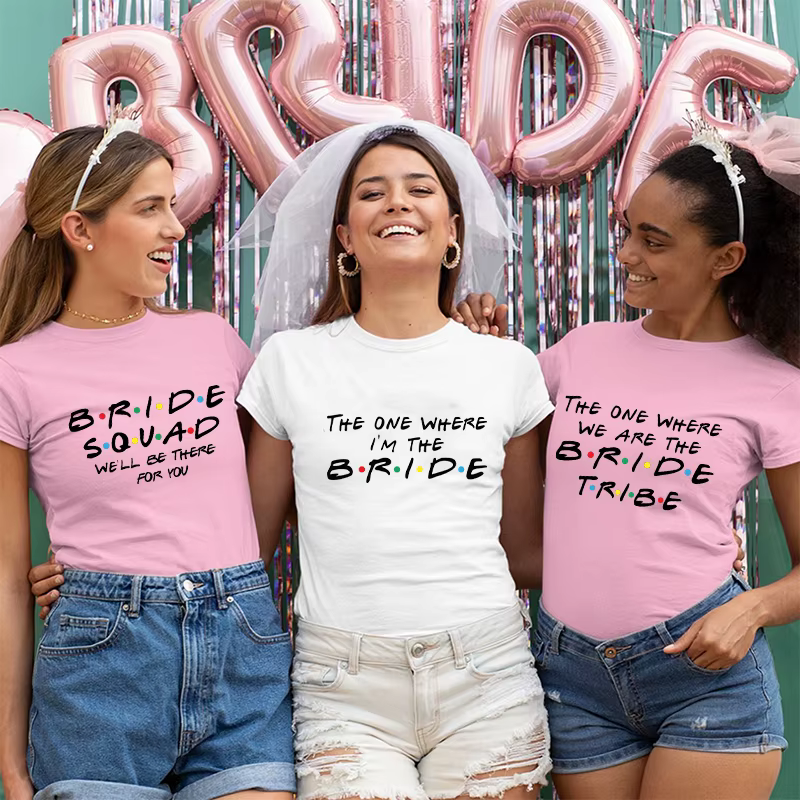 T-shirt "The One Where I'm The Bride" pour femme
