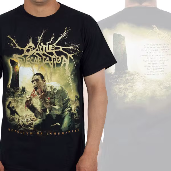 T-Shirt du groupe Cattle Decapitation Death Atlas