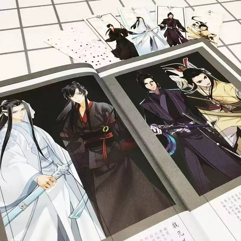 1 livre grand maître de la culture démoniaque Chi Di Yun Qin Ji bande dessinée Vol.1-3 Wei Wuxian