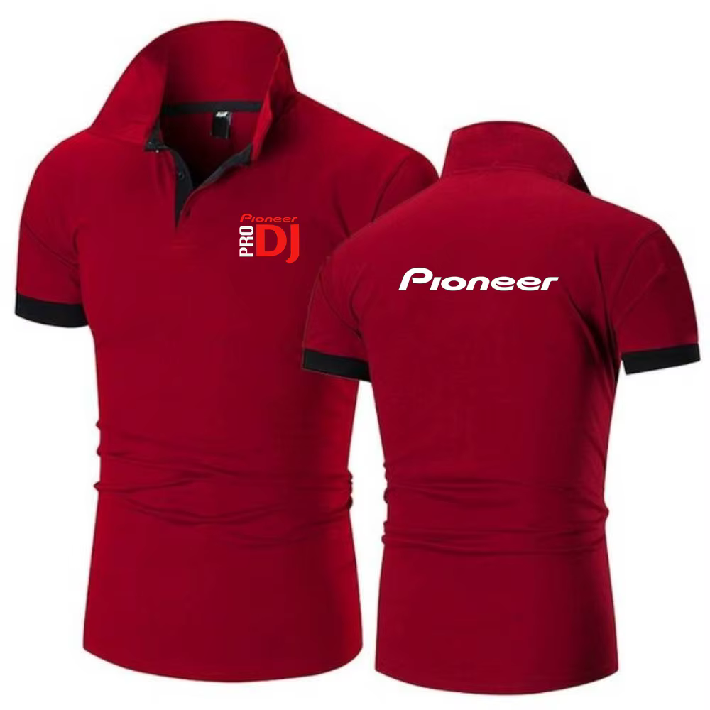 Polo Homme Homme DJ Pioneer PRO Manches Courtes Sportif Été Y-Jgreeting Taille S-8XL