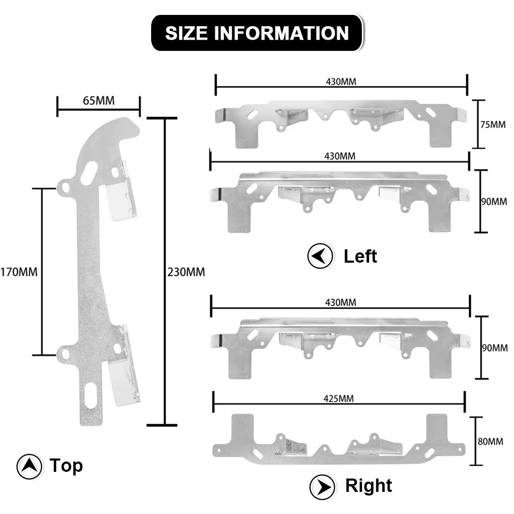 Support fixe de valise en aluminium, plaque de montage pour sacoche supérieure pour BMW R1200GS Adventure R1250GS LC ADV GS R1200 R1250 R1200GSA