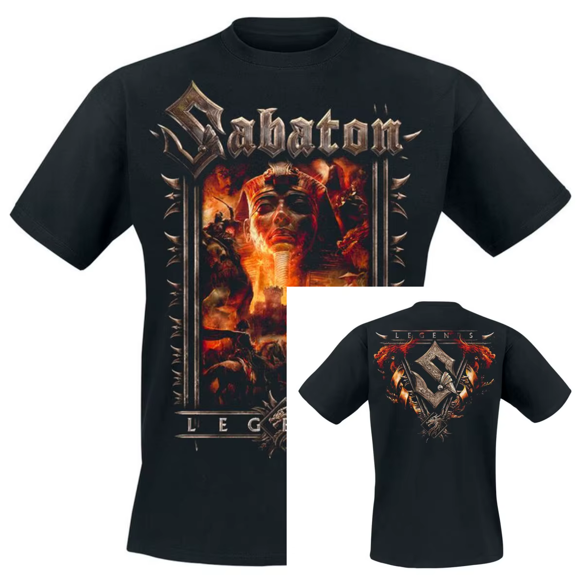 T-shirt unisexe en coton à motif Sabaton