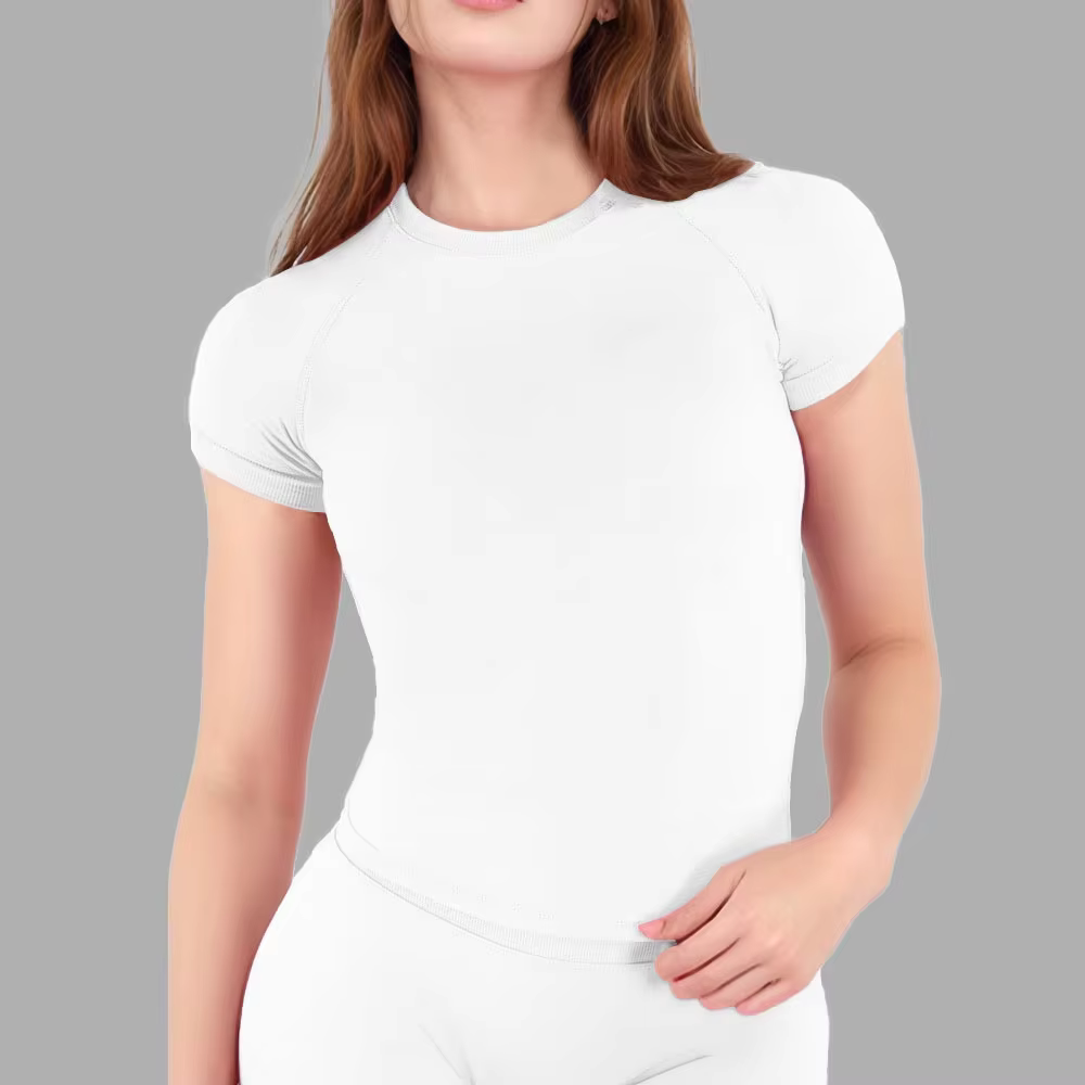 NCLAGEN chemise de Sport femmes Fitness Impact haut à manches courtes gymnastique entraînement Yoga Blouse séchage