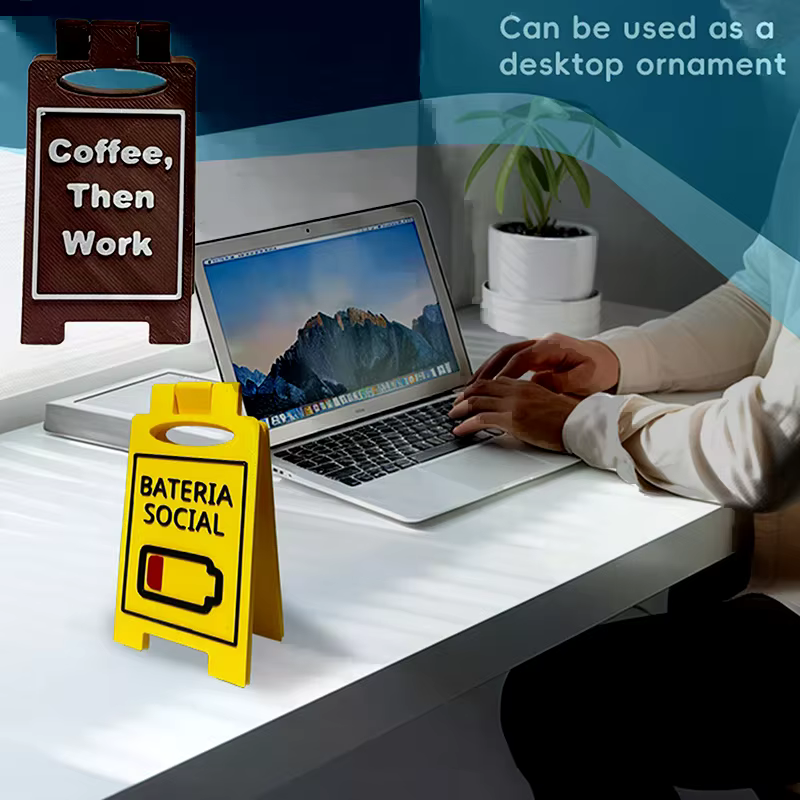 Panneau de bureau humoristique
