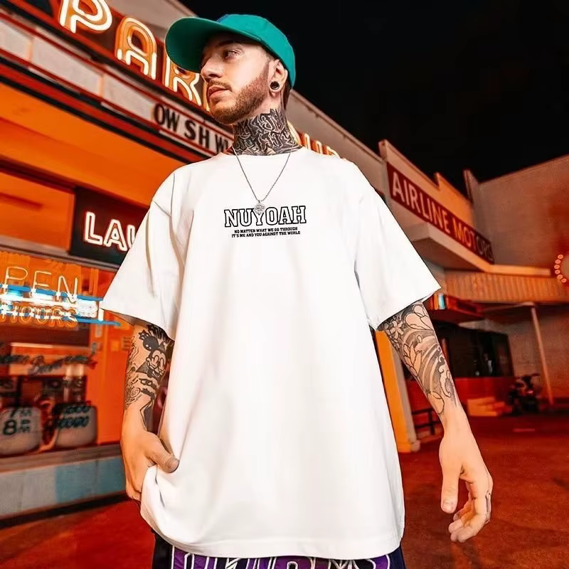 T-shirt à col rond pour hommes