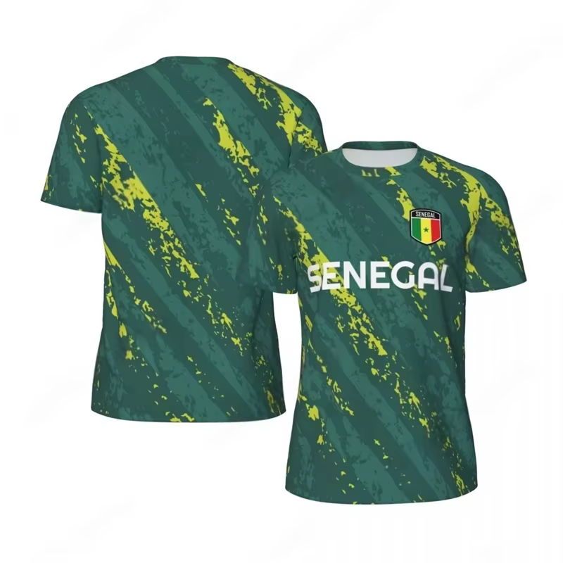 Maillot de football à manches courtes pour hommes