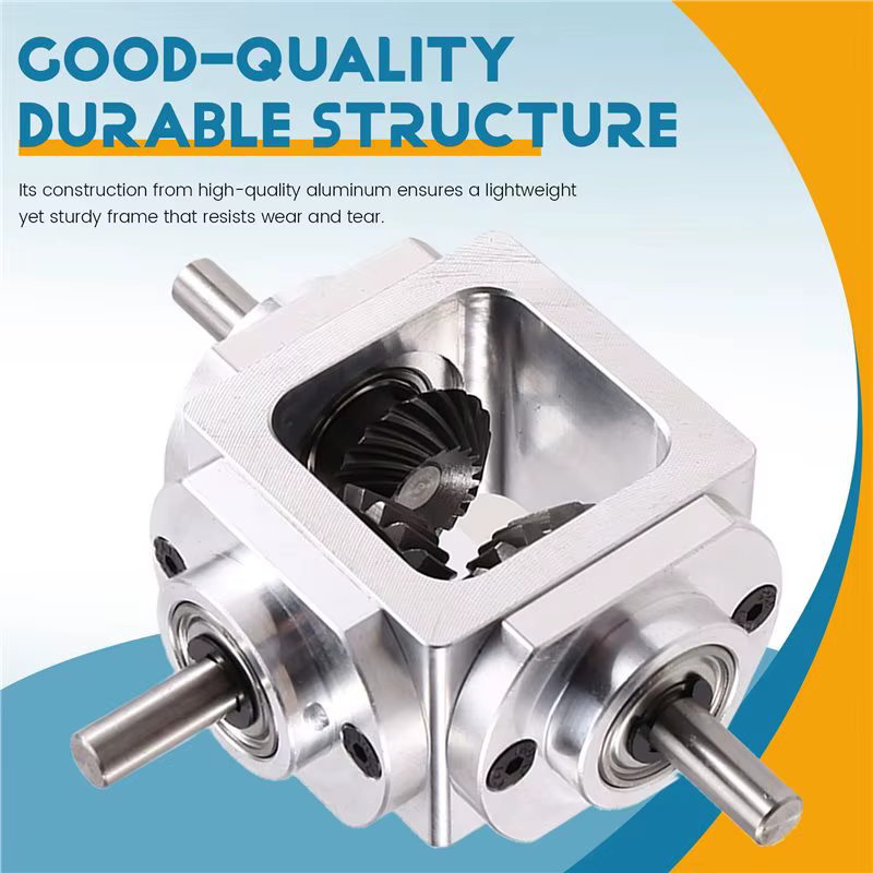 【Offre exceptionnelle】 2x Boîte de vitesses conique à angle droit de 90 degrés avec trou de montage, arbre 1:1, module 1, 20 dents, engrenage conique B
