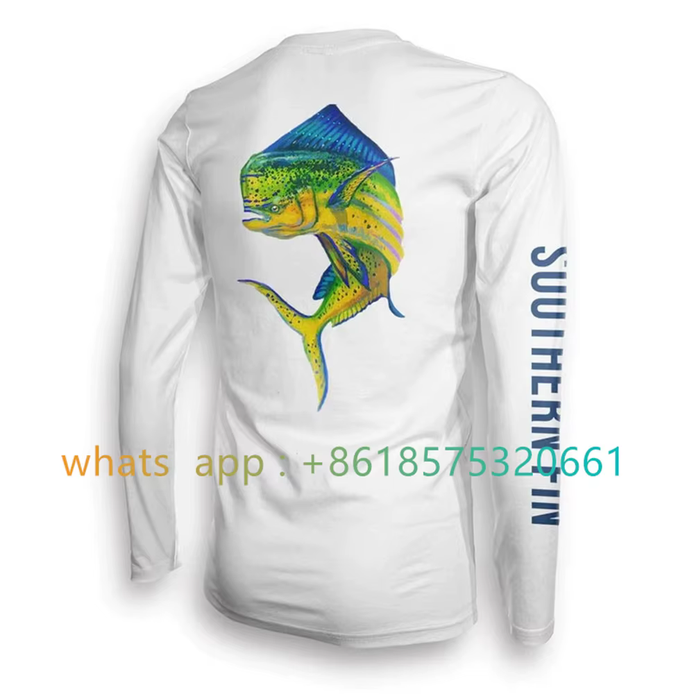 Southern Fin Apparel T-shirt de pêche à manches longues pour hommes et femmes