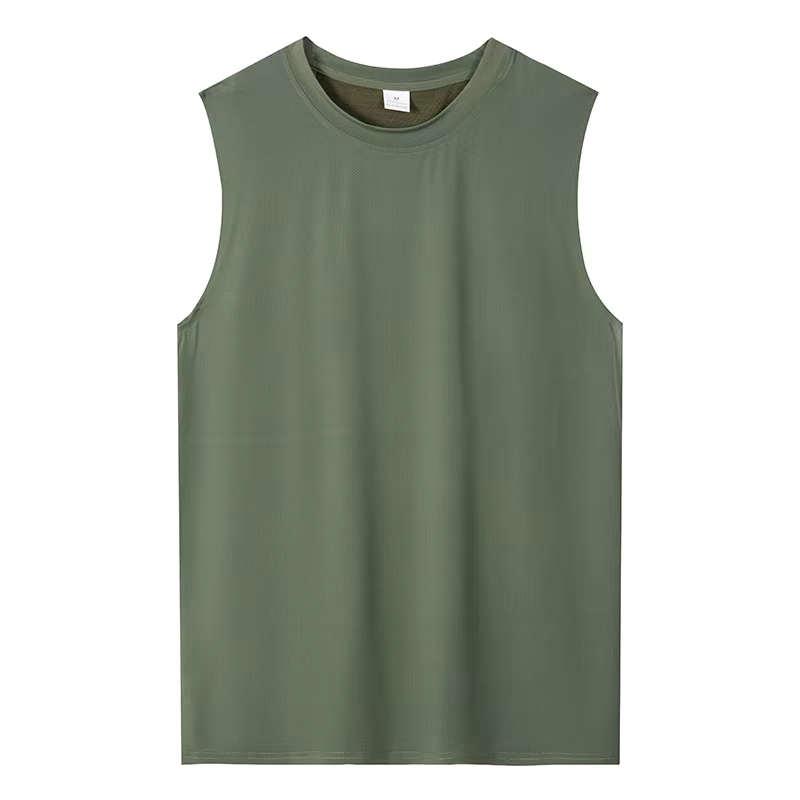 Débardeur de gymnastique pour hommes, chemise de Fitness sans manches, maille respirante, gilet de sport, maillot de corps, gilet de course pour hommes