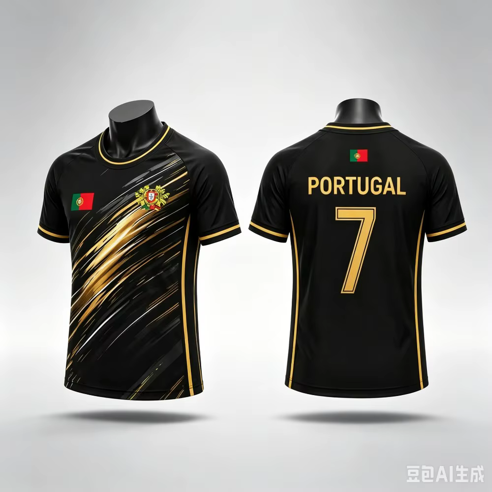 T-shirts pour hommes imprimés avec le drapeau national du Portugal
