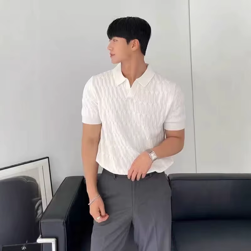 Polo d'été à manches courtes pour hommes