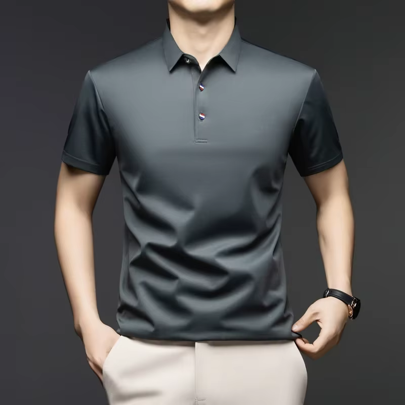 T-shirt Homme Manches Courtes Couleur Unie BROWON – Nouvelle Collection Été 2026 – Style Streetwear Décontracté pour le Travail et le Quotidien