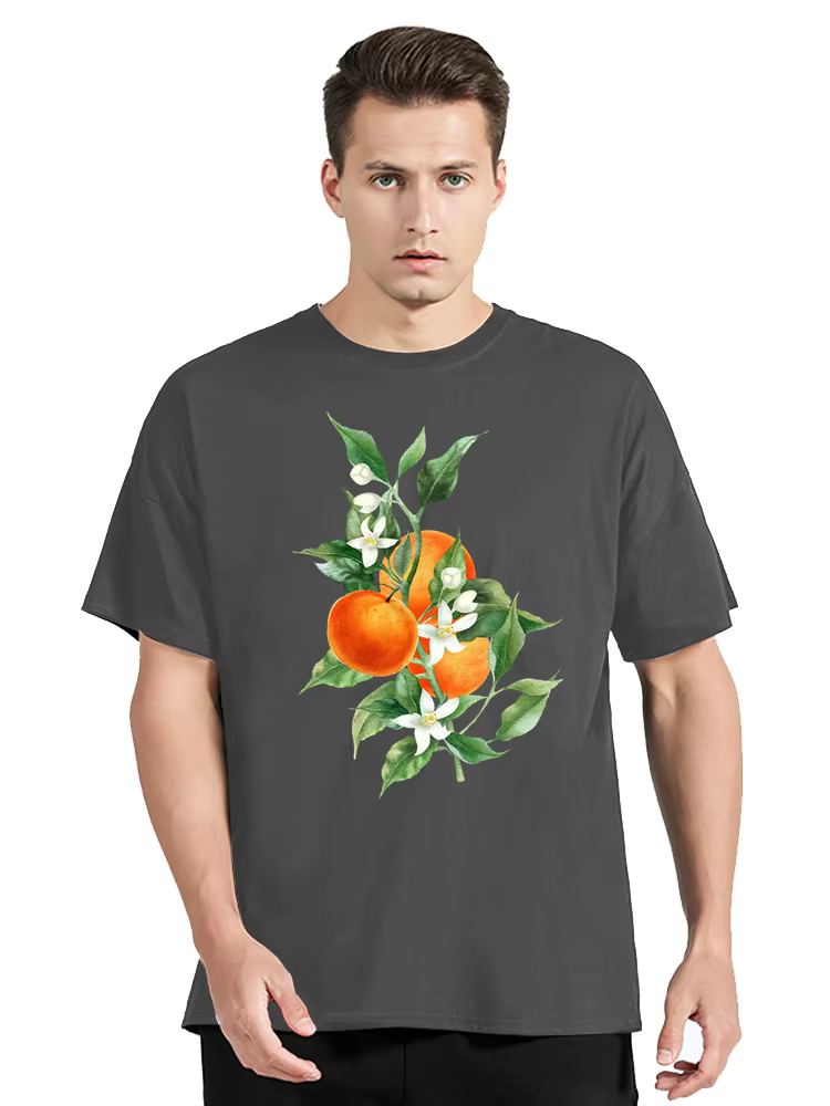 T-shirt à col rond unisexe