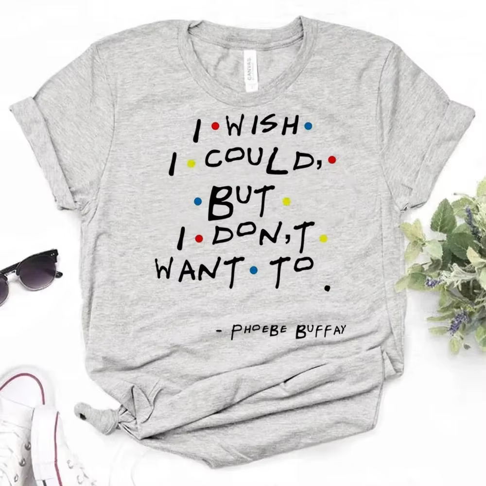 T-shirts fille Designer Streetwear vêtements japonais amis Chandler