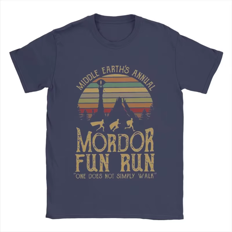 T-shirt Mordor L-Lords Of The R-Rings pour hommes