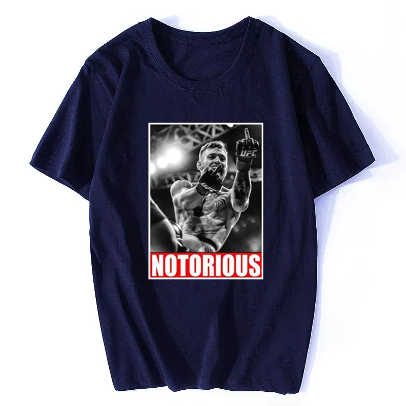 Conor McGregor notoire hommes Fan T-shirt Design drôle noir mode Streetwear