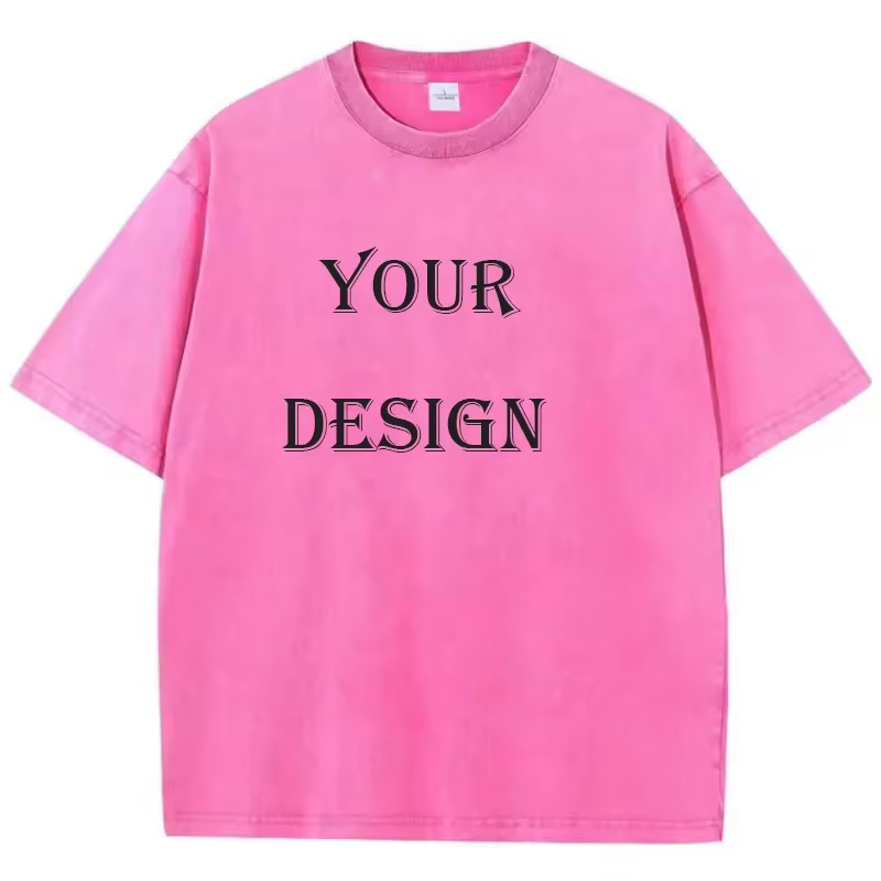 T-shirt unisexe 100% coton lavé