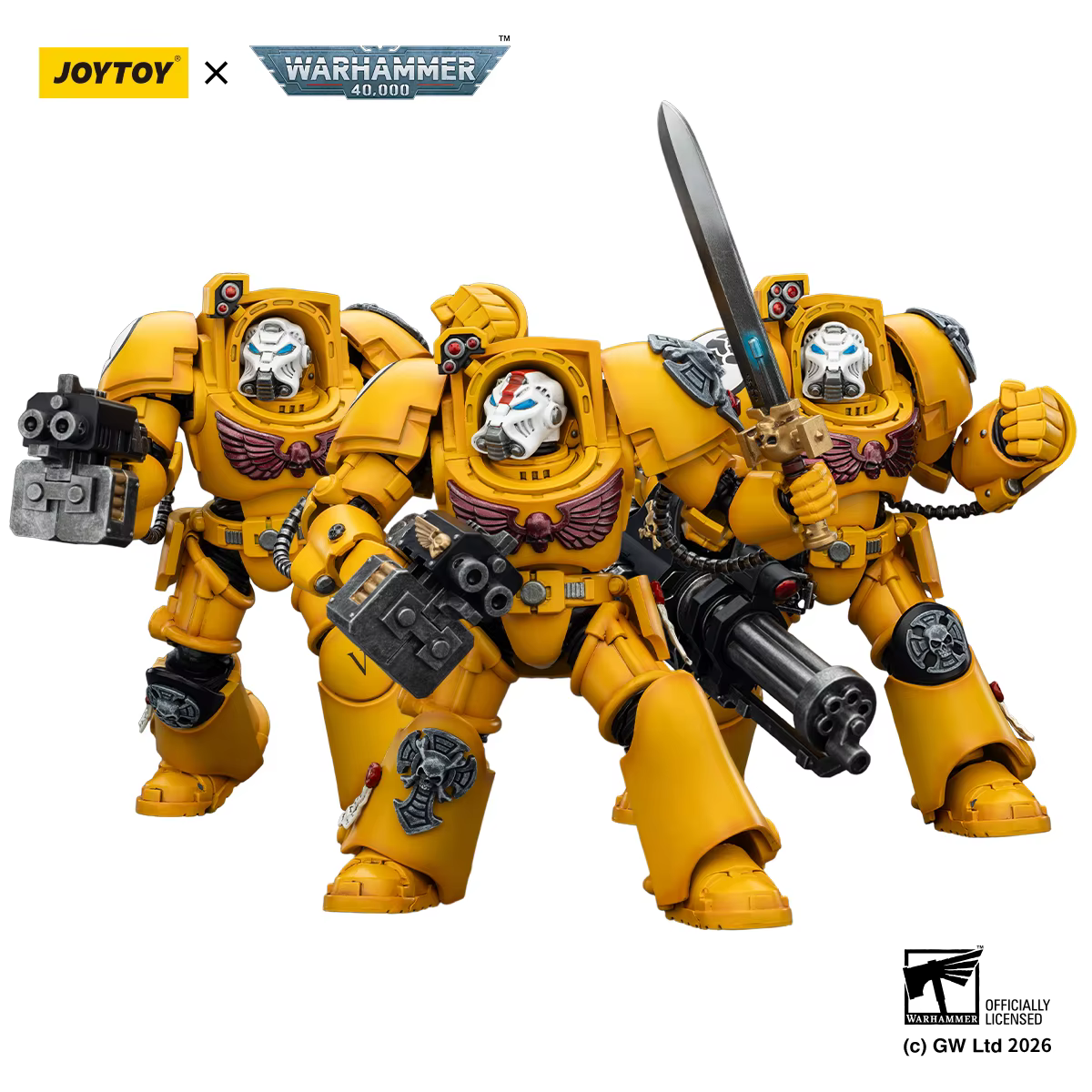 Figurines d'action JOYTOY 1/18 Warhammer 40K Terminator Squad