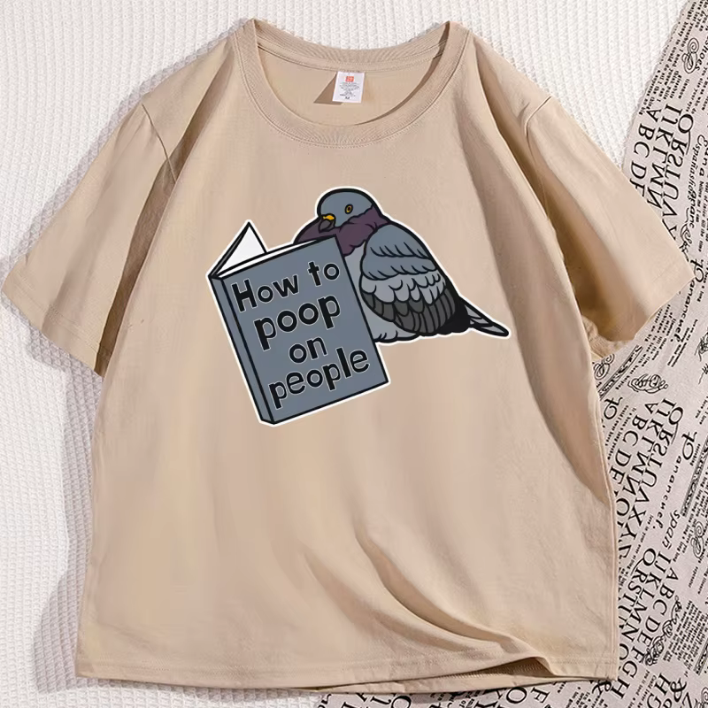 Pigeon T-Shirt comment faire caca sur les gens